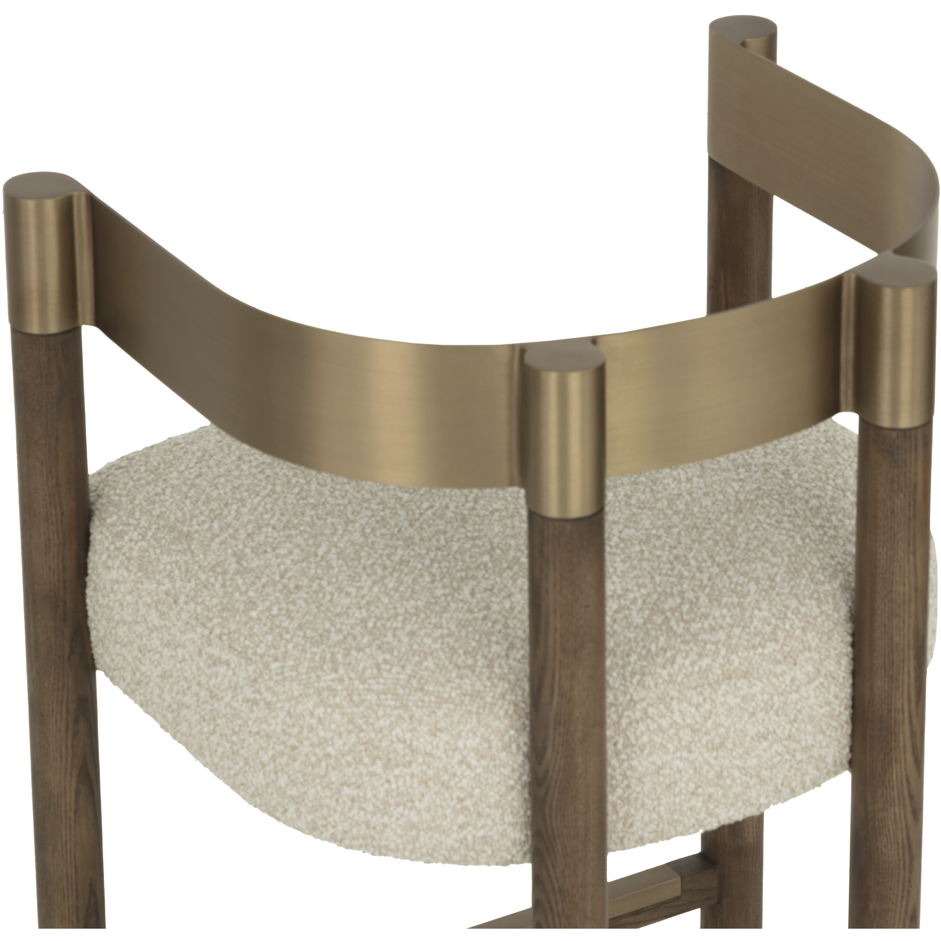 Manolo 35.25 inch Santa Cruz Oatmeal Counter Stool